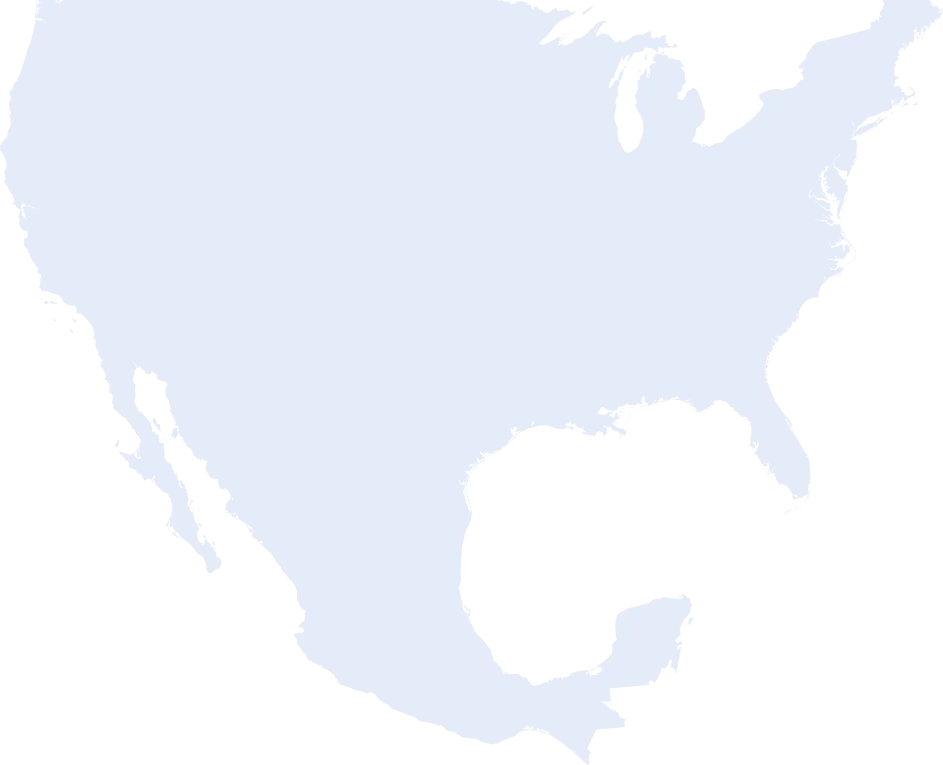 SISA service presence across Mexico and the United States